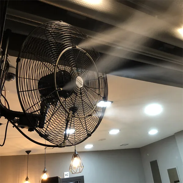 Water Fan real project application and professional mist cooling solution Water Fan real project application and professional mist cooling solution